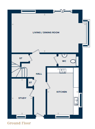 Plot 1 Ground Floor Plan 