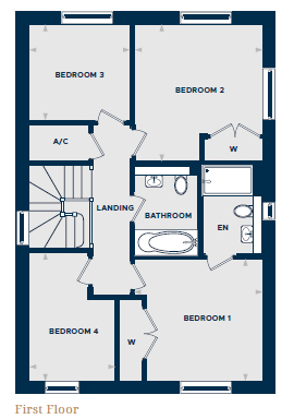 Plot 1 First Floor Plan