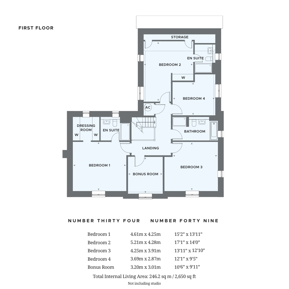 First floor - floor plans
