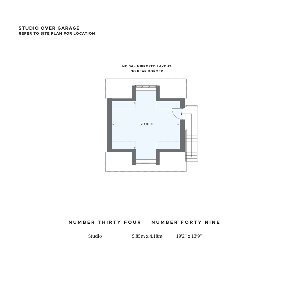 Studio floor plans 