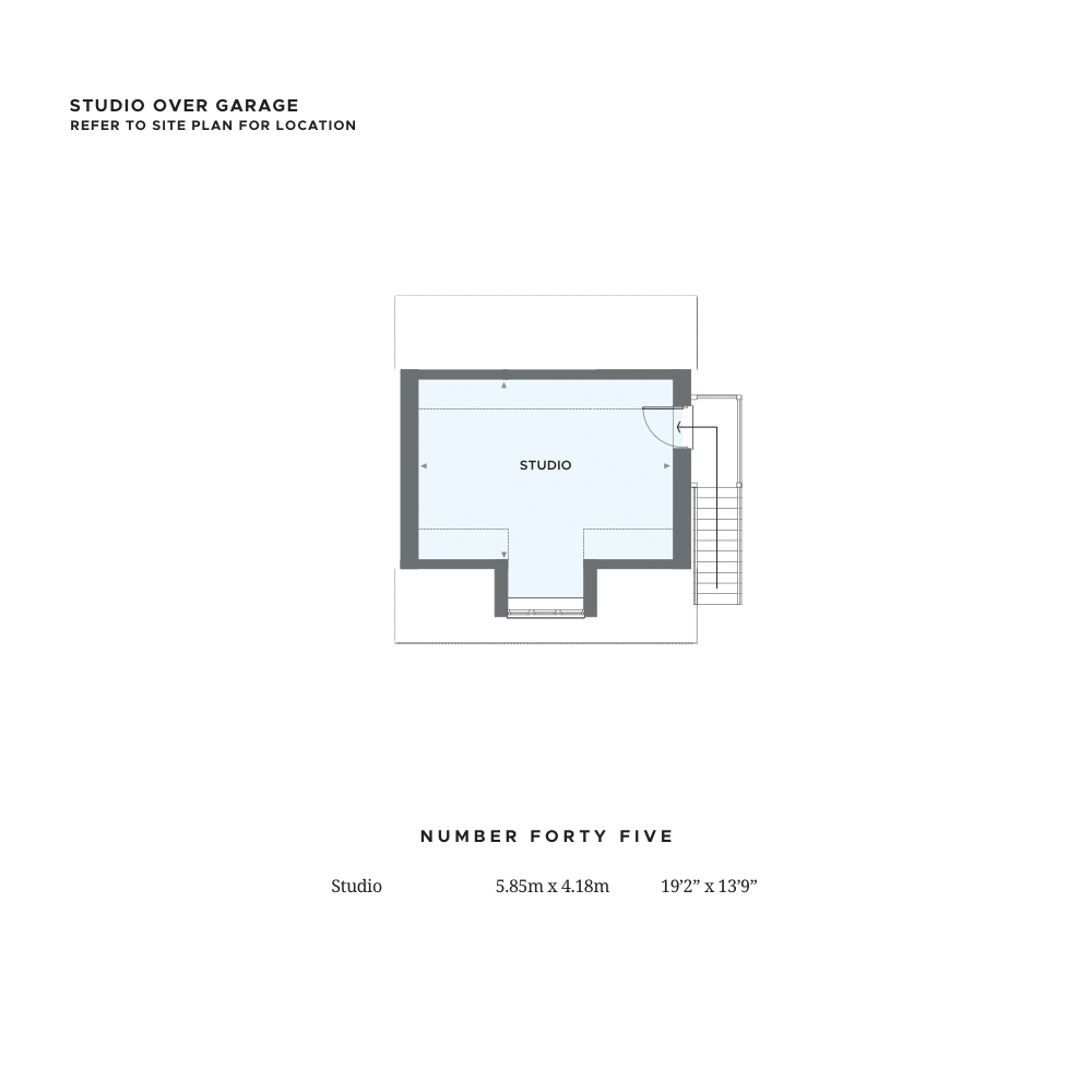 Studio floor plans 