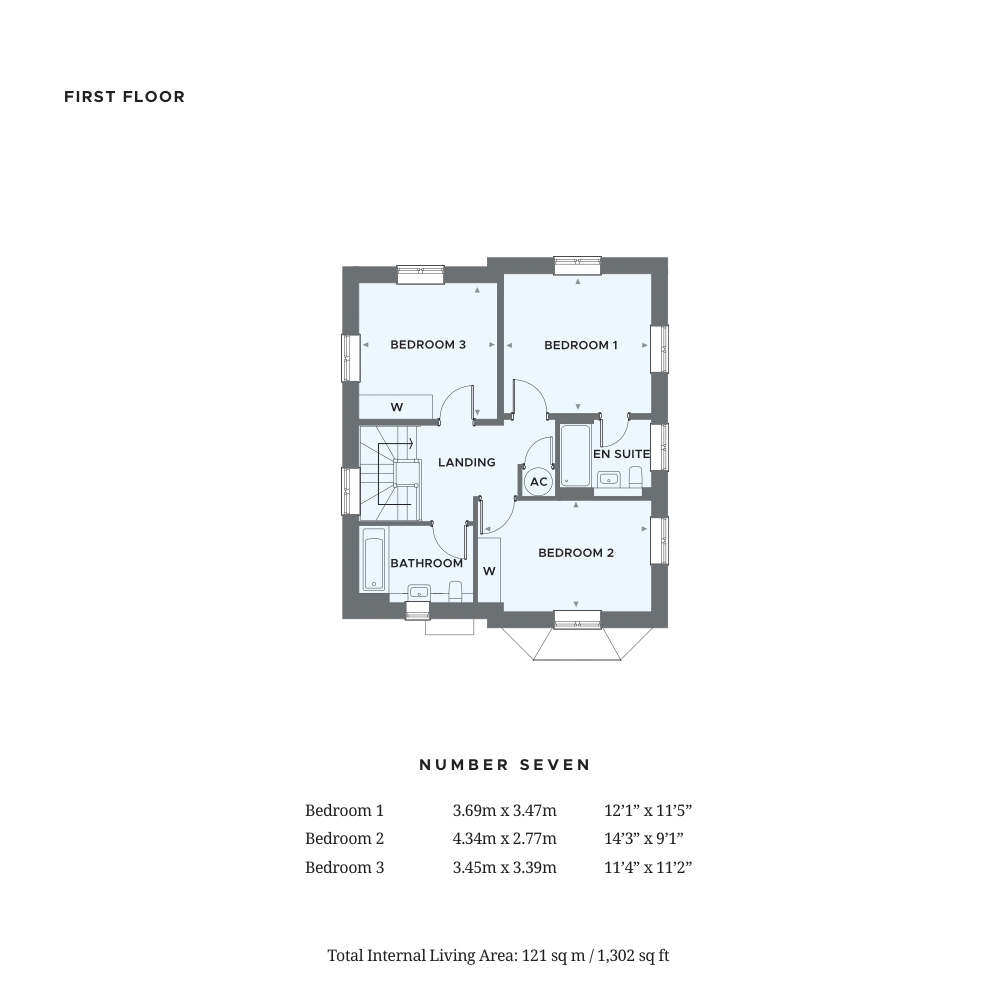 First floor - floor plans
