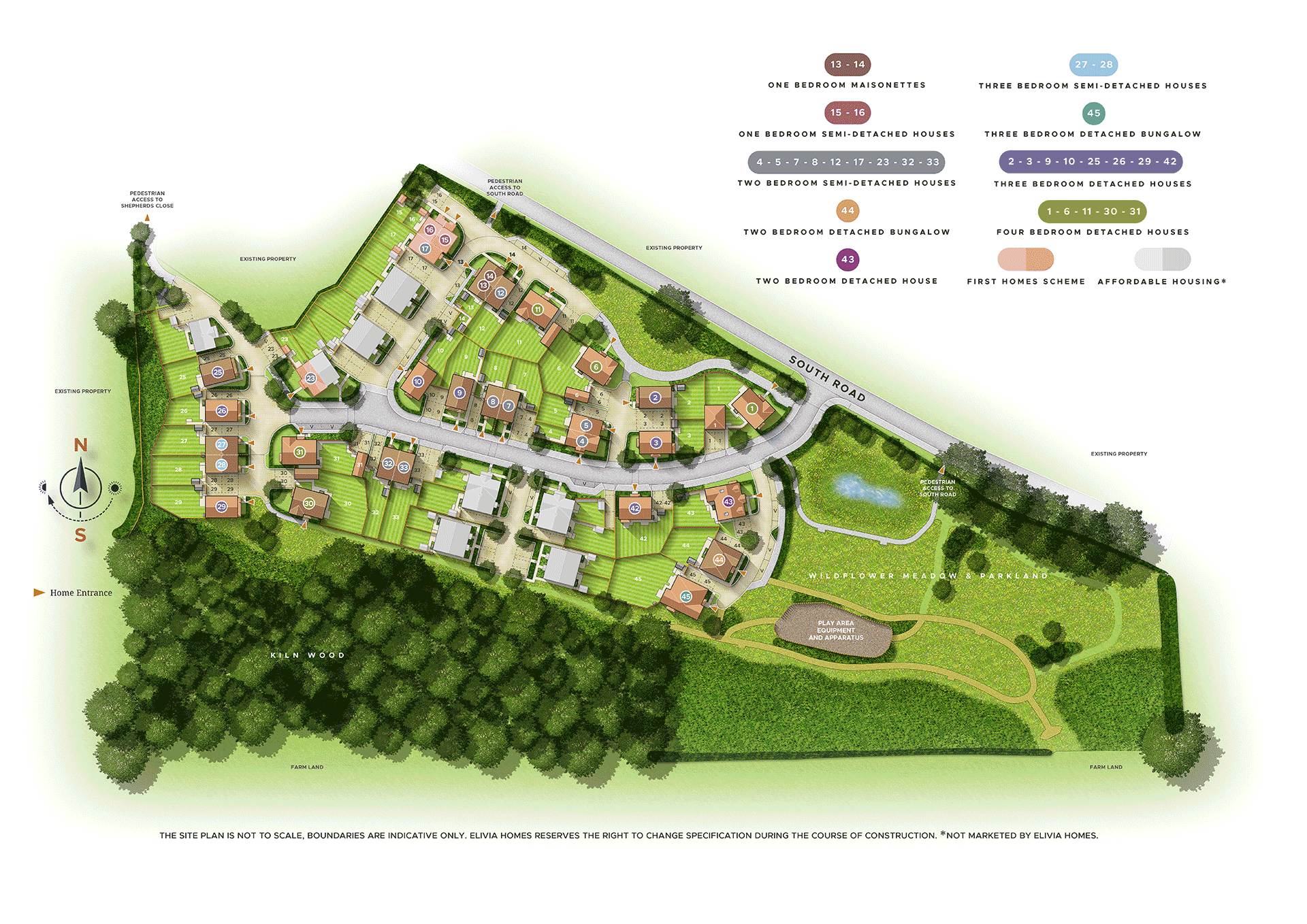 Bluebell Gardens Site Plan